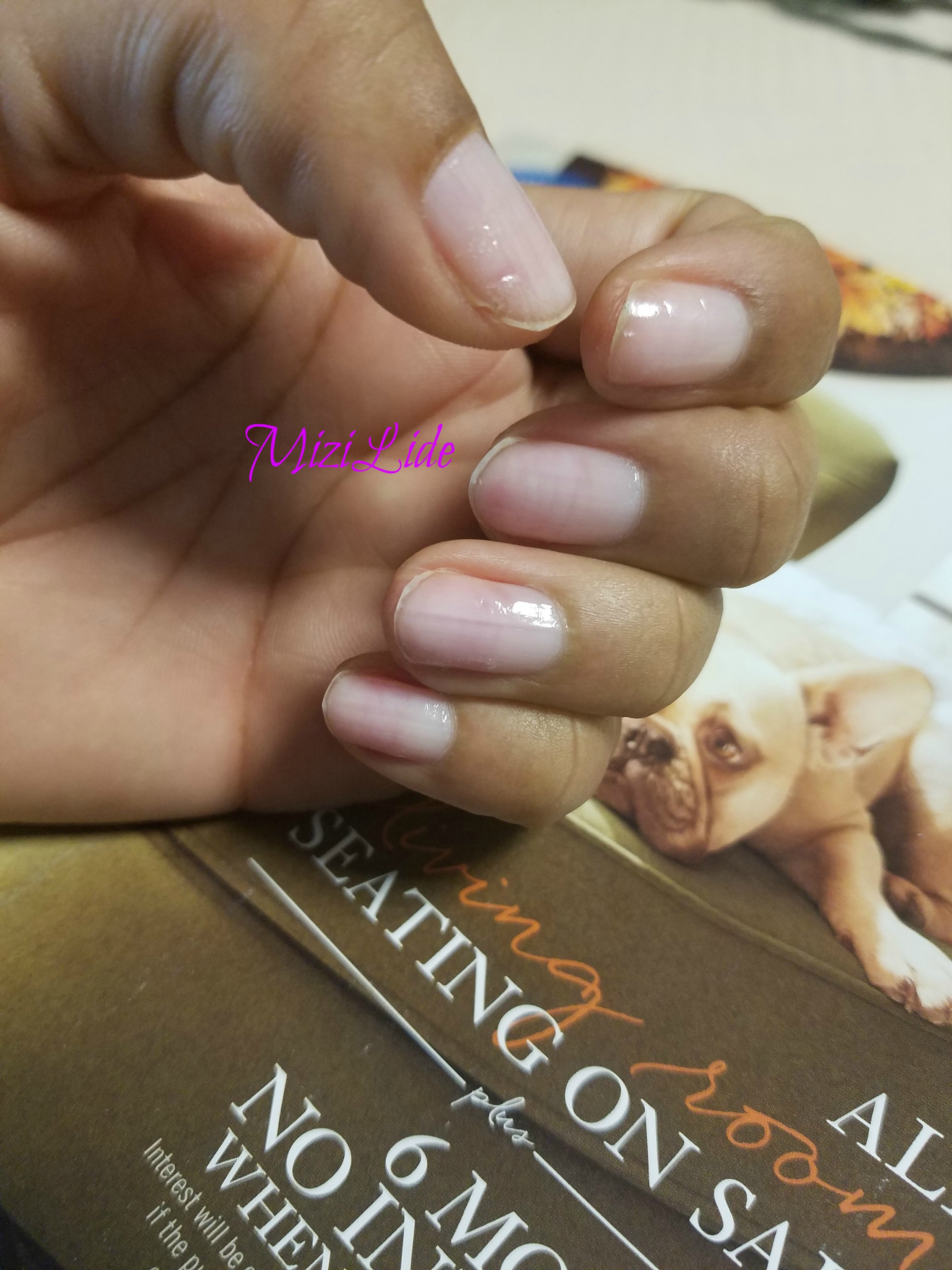 Danni's nails after july 08.Natural tipped with clear gel overlay. | Salon  Geek - Salon Professionals Forum